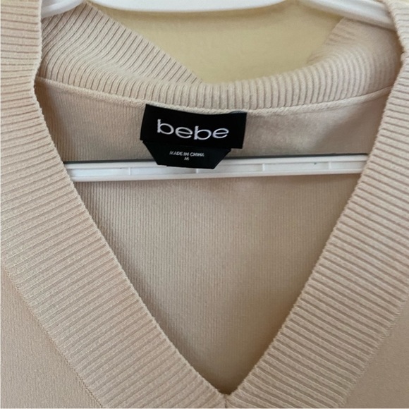 Bebe. Off white sweater dress. Excellent used condition.  Size Medium - Picture 6 of 6